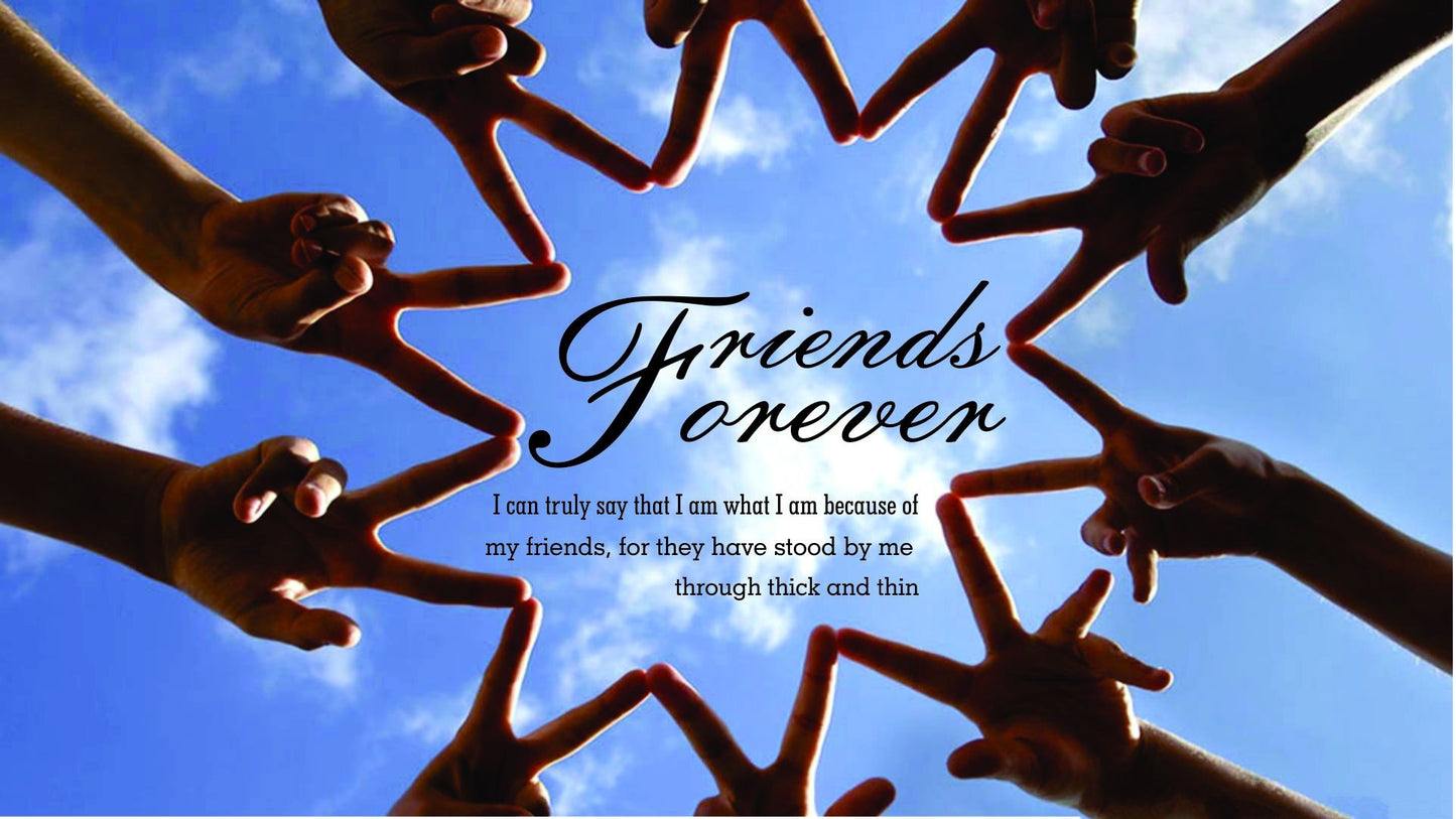Friends Funny, Sweet Label